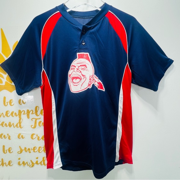 ATLANTA BRAVES #16 Classic Screaming Indian Logo Baseball Shirt Size Med… - Picture 7 of 14